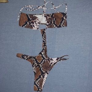 Snakeskin Monokini Brand New
